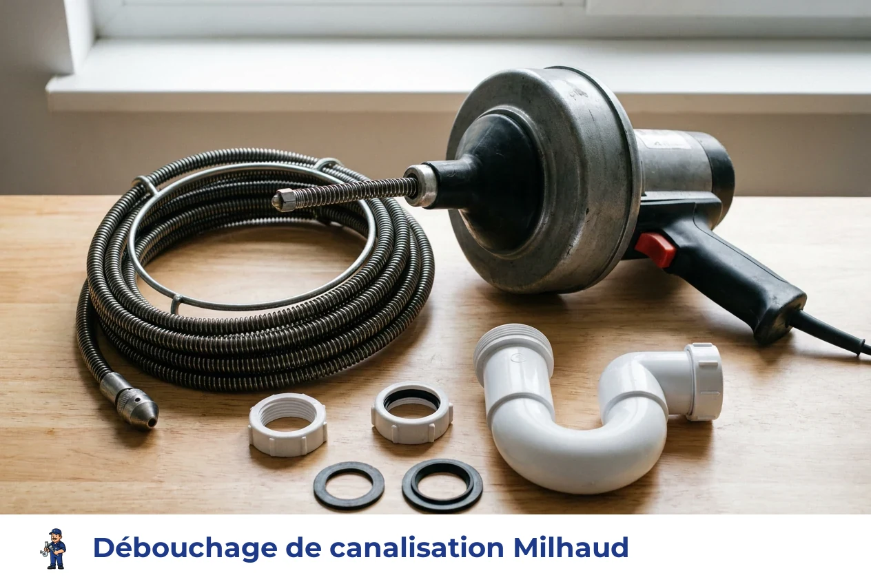 Débouchage de canalisation à Milhaud