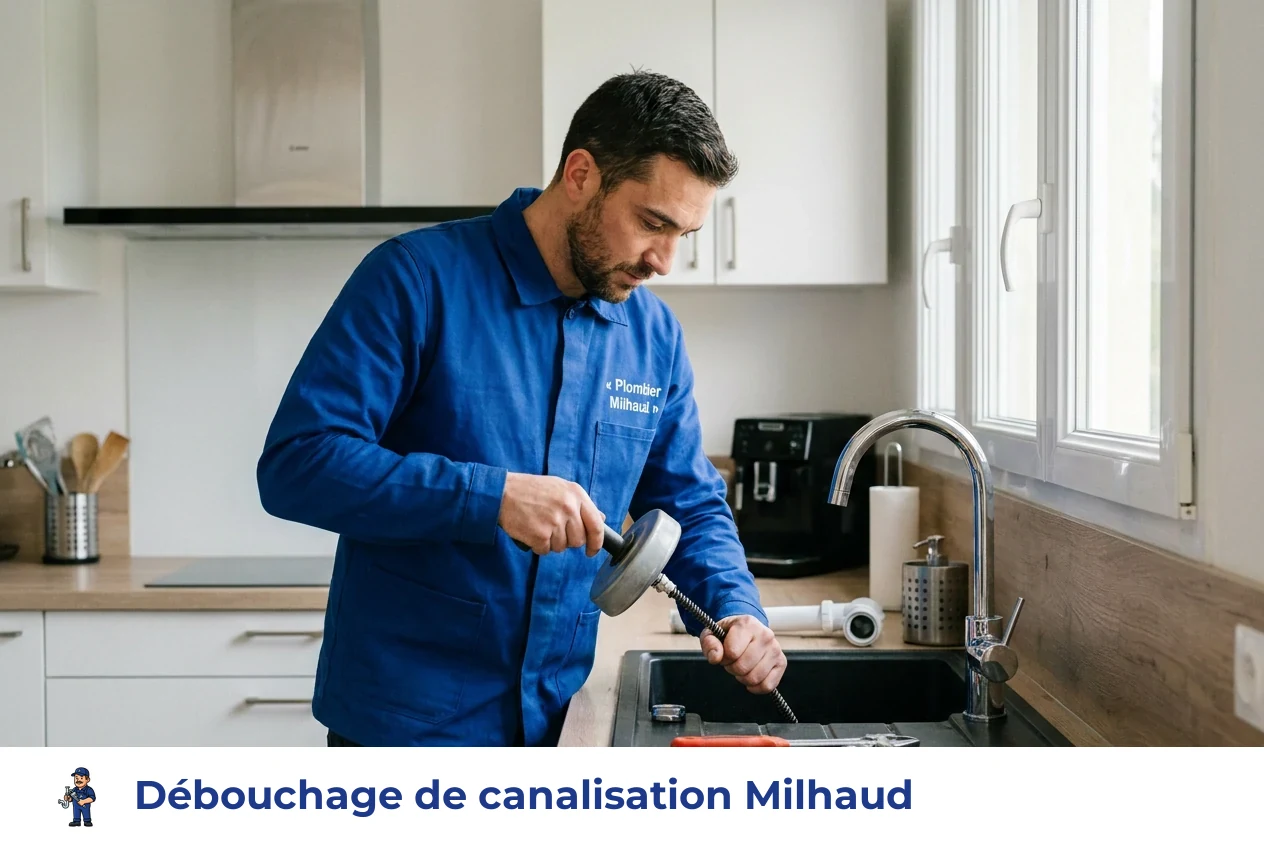 Débouchage de canalisation à Milhaud
