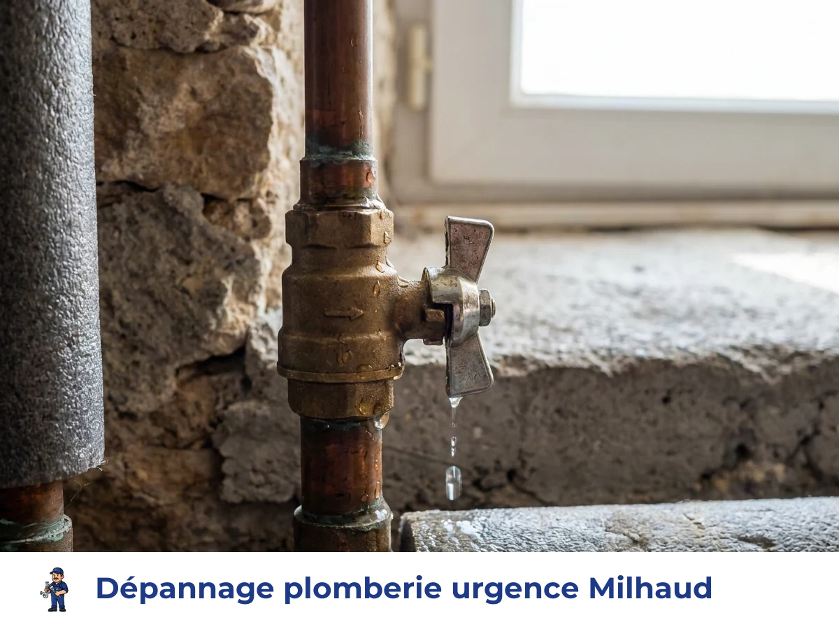 Dépannage plomberie urgence à Milhaud