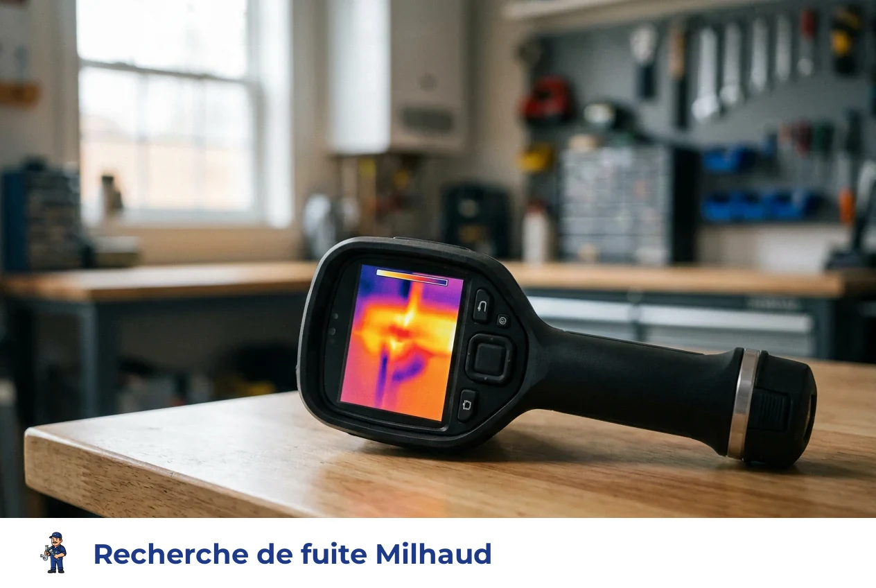 Recherche de fuite à Milhaud