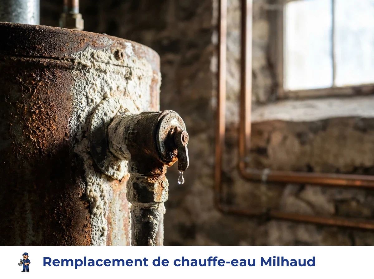 Remplacement de chauffe-eau à Milhaud