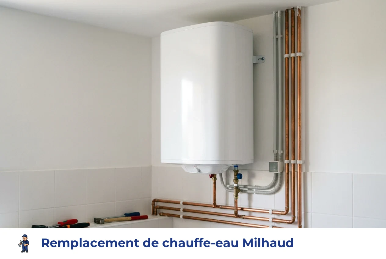 Remplacement de chauffe-eau à Milhaud