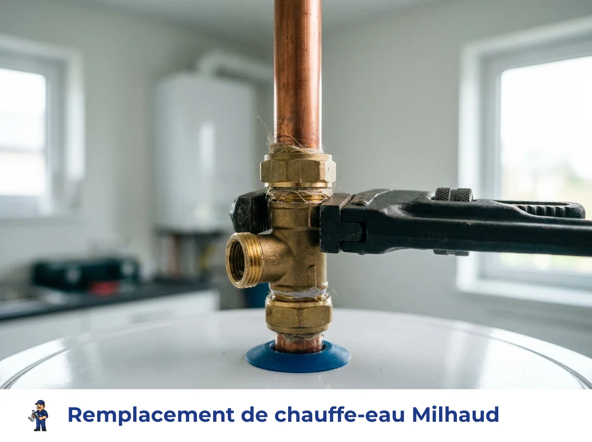 Remplacement de chauffe-eau à Milhaud