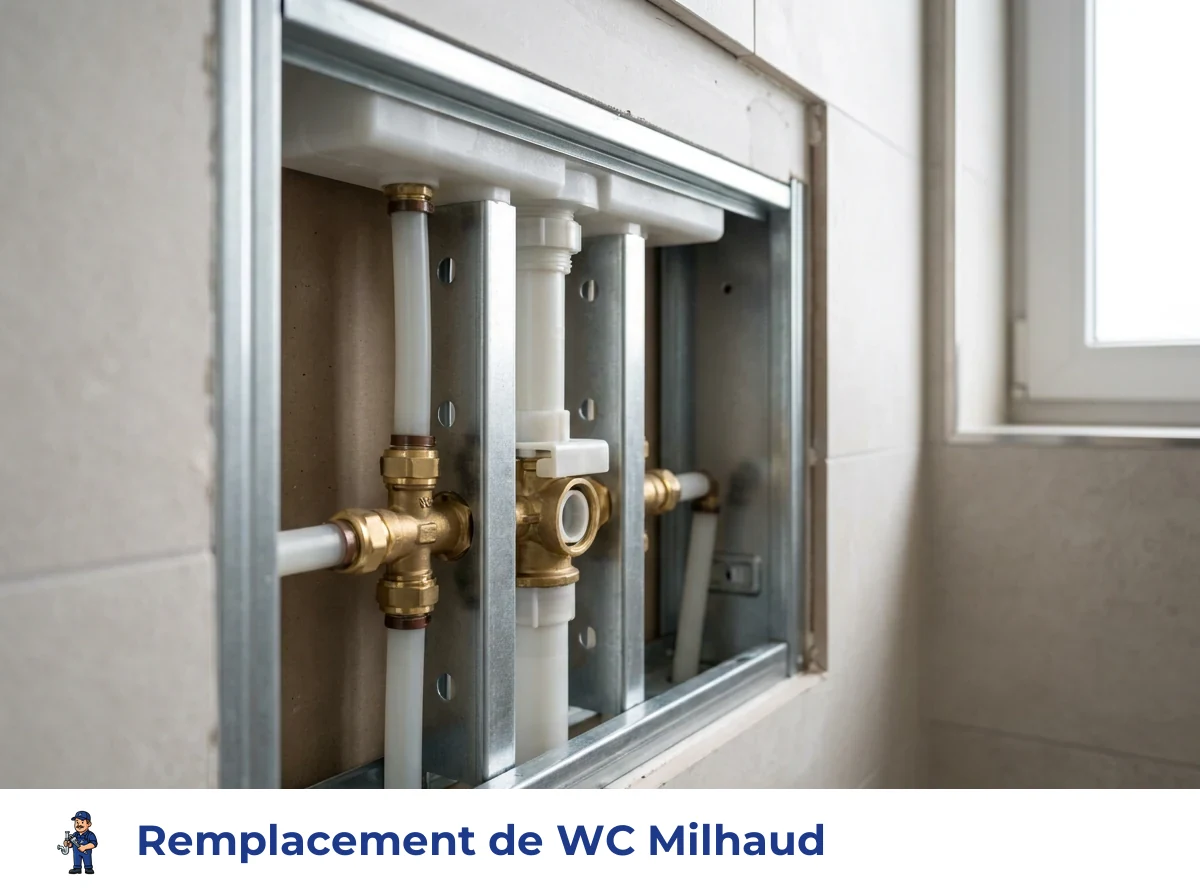 Remplacement de WC à Milhaud